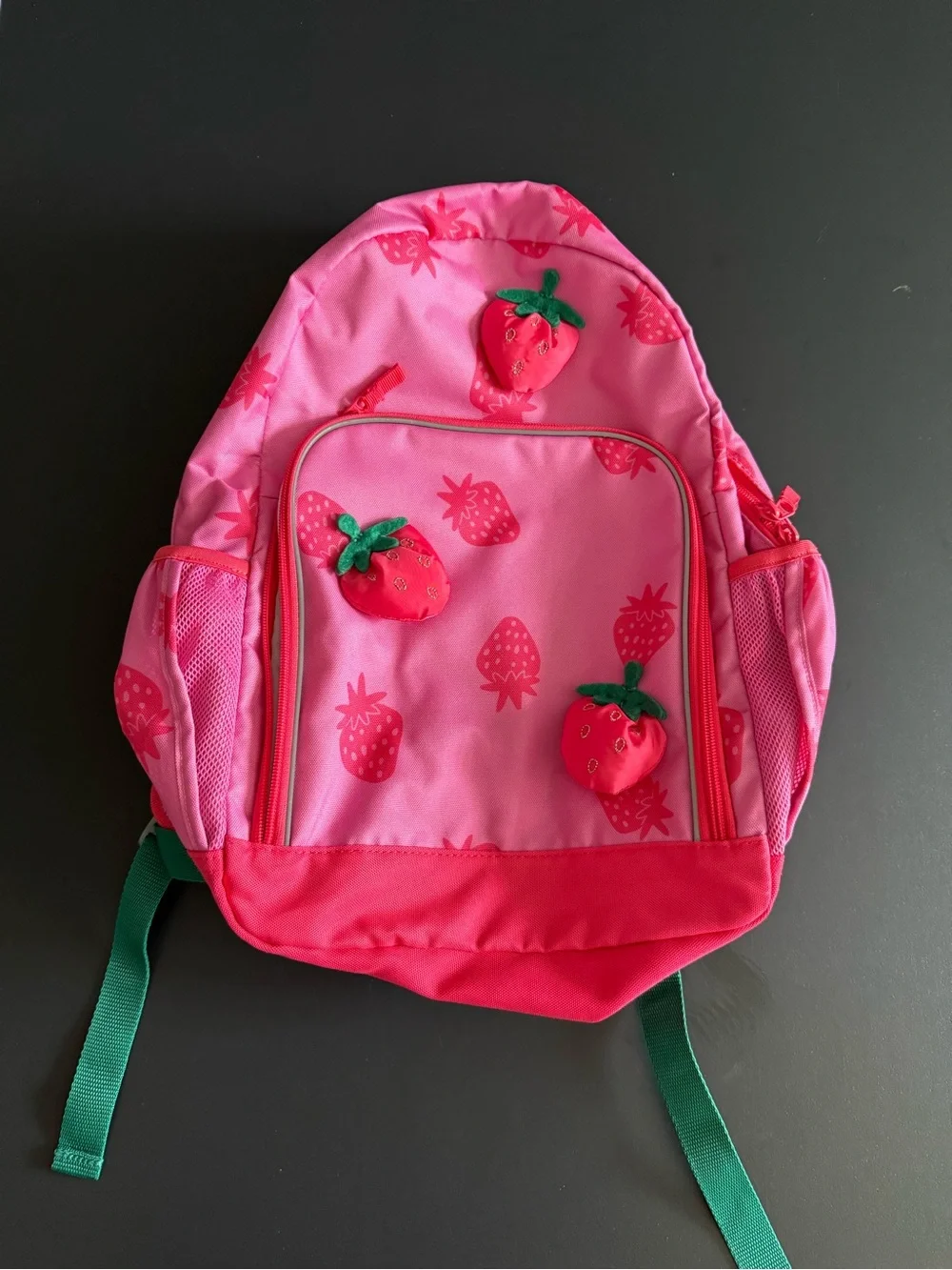 Pink Strawberry Kids Backpack